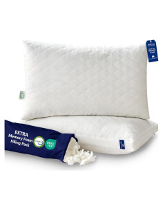 Juego de 2 Almohadas Mosluna Espuma Viscoelástica Queen 50.8x76.2cm