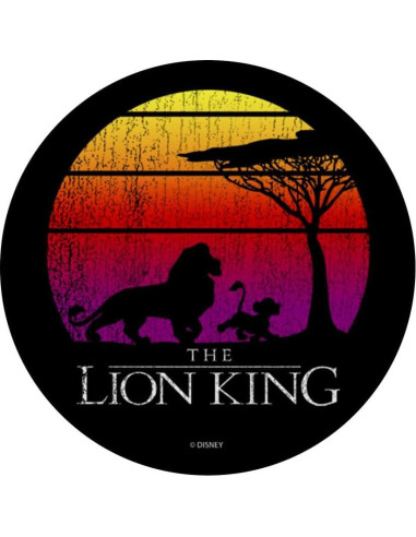 PopSocket Disney Rey León Mufasa y Simba Estándar Negro