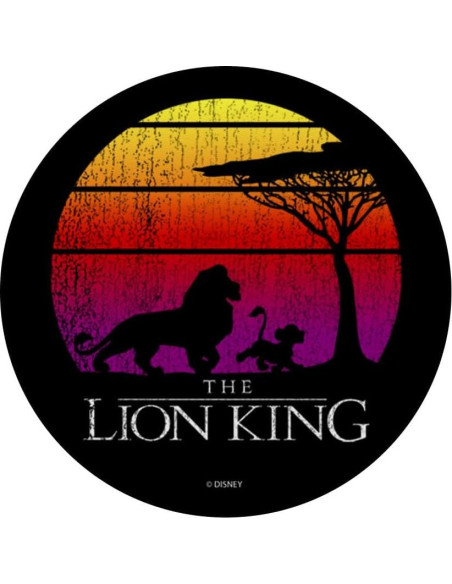 PopSocket Disney Rey León Mufasa y Simba Estándar Negro