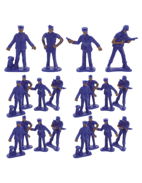 Figuras de Policía en Miniatura YARNOW - 50 Pcs, 5.1 cm