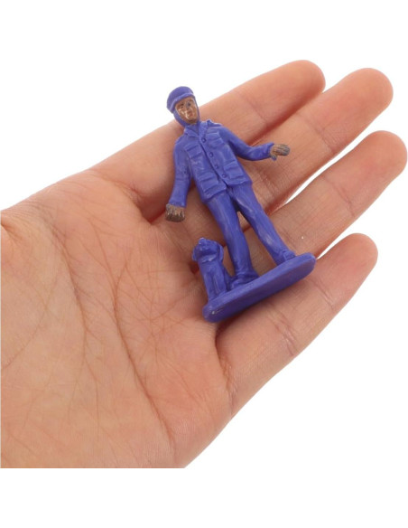 Figuras de Policía en Miniatura YARNOW - 50 Pcs, 5.1 cm