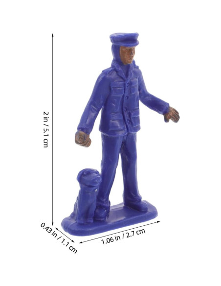 Figuras de Policía en Miniatura YARNOW - 50 Pcs, 5.1 cm