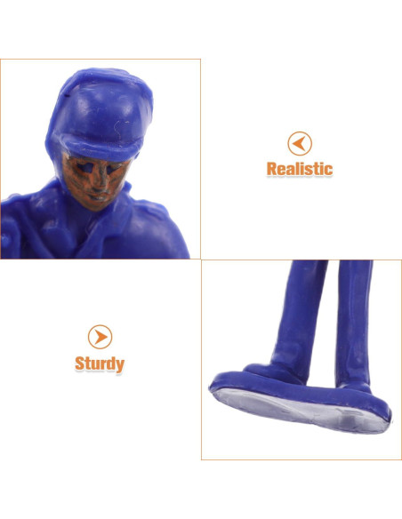 Figuras de Policía en Miniatura YARNOW - 50 Pcs, 5.1 cm