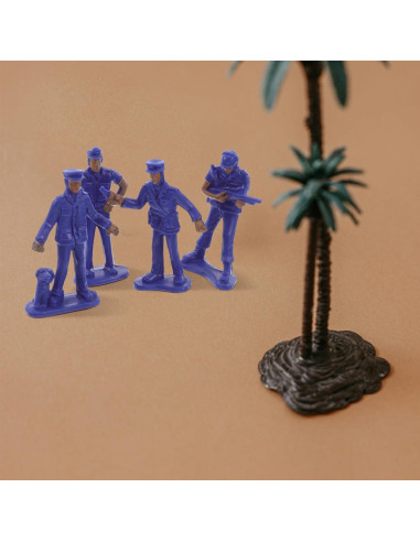 Figuras de Policía en Miniatura YARNOW - 50 Pcs, 5.1 cm
