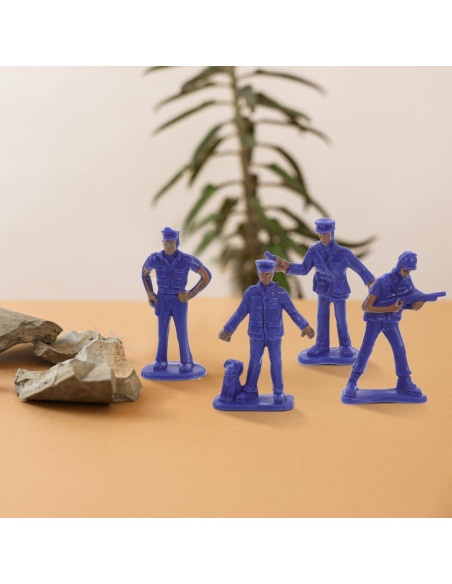 Figuras de Policía en Miniatura YARNOW - 50 Pcs, 5.1 cm