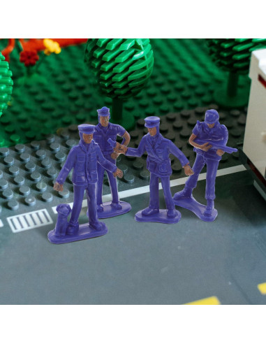 Figuras de Policía en Miniatura YARNOW - 50 Pcs, 5.1 cm