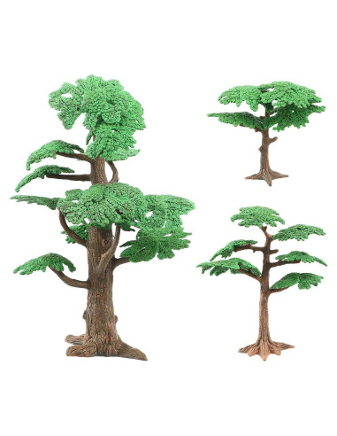 Adornos de Árboles de Ciprés Artificiales NUOBESTY 3 Pcs 24cm