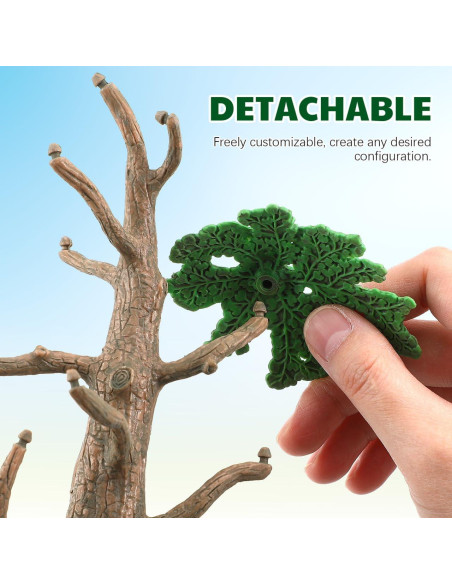 Adornos de Árboles de Ciprés Artificiales NUOBESTY 3 Pcs 24cm