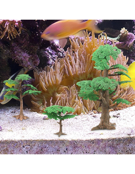 Adornos de Árboles de Ciprés Artificiales NUOBESTY 3 Pcs 24cm