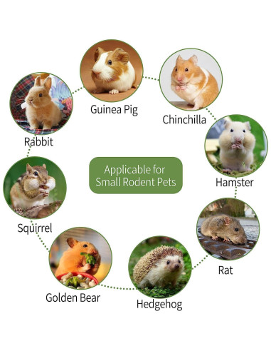 70 Palitos de Masticar para Conejos Petawi - Heno Timothy Natural