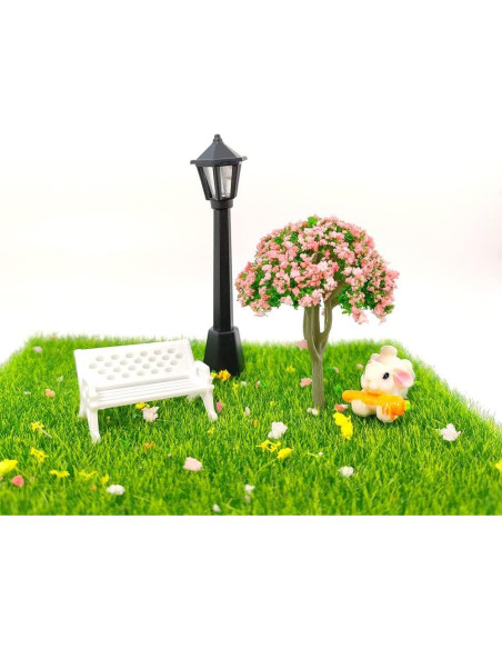 18 Árboles Miniatura de Flores Kayzyue para Jardín y Dioramas