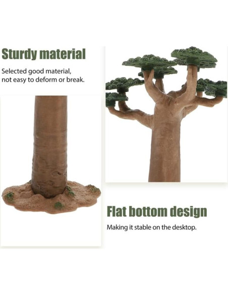 Árbol Baobab Artificial DOITOOL Miniatura 16x10.5cm