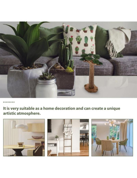 Árbol Baobab Artificial DOITOOL Miniatura 16x10.5cm