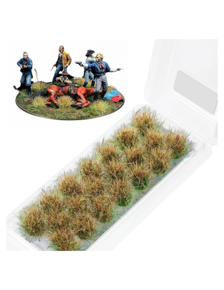 20 Piezas de Hierba Artificial Neyauo para Dioramas Verde