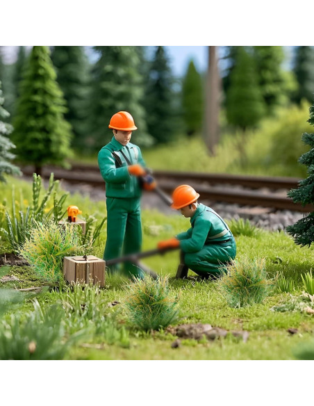 20 Piezas de Hierba Artificial Neyauo para Dioramas Verde