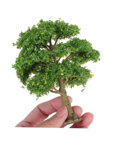 GLEAVI Árboles en Miniatura Verde para Diorama 10.99x11.99cm