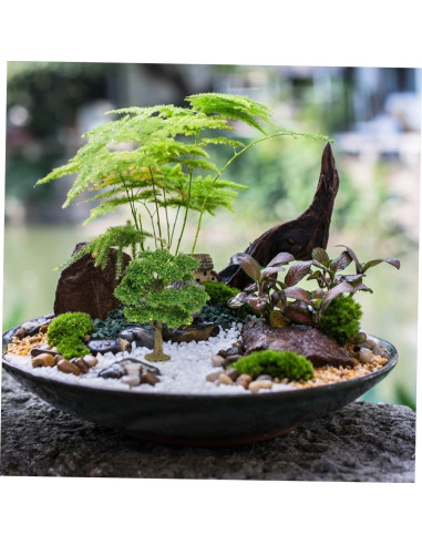 GLEAVI Árboles en Miniatura Verde para Diorama 10.99x11.99cm