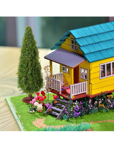 15 Árboles de Cedro en Miniatura FOMIYES para Dioramas 10cm