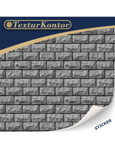 3 Hojas de Película Autoadhesiva para Revestimiento de Paredes - TexturKontor - Escala 1:87 2