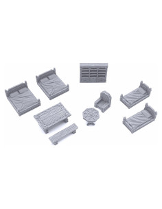 Terreno Escenográfico 3D EnderToys para RPGs y Juegos de Guerra