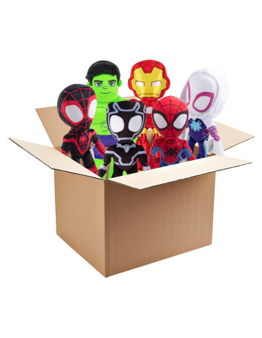 Peluche Marvel Spidey y Amigos 20 cm - 2-Pack Sorpresa