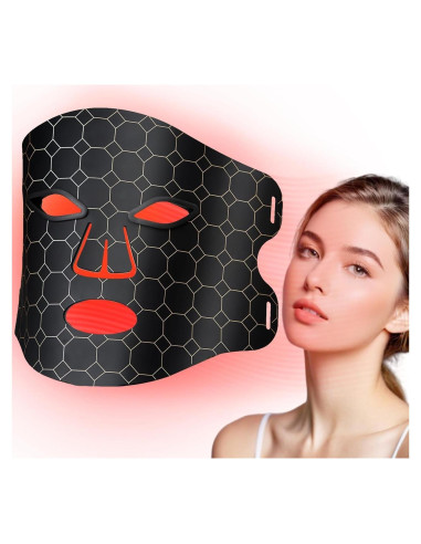 Máscara de Terapia de Luz Roja MGGSUG con Control Remoto