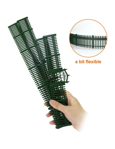 Cercas a Escala O EVEMODEL Tipo A Verde para Diorama