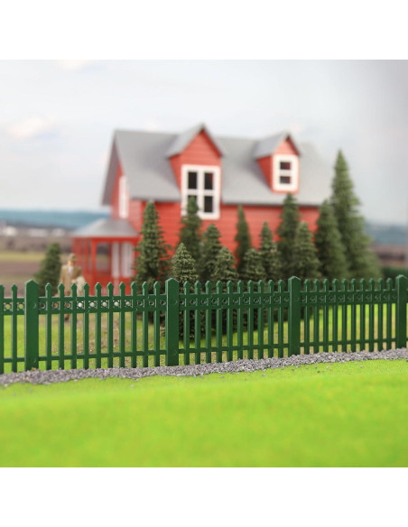Cercas a Escala O EVEMODEL Tipo A Verde para Diorama