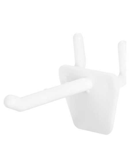 Ganchos de Tablero de Plástico MECCANIXITY 5 cm - Paquete de 20