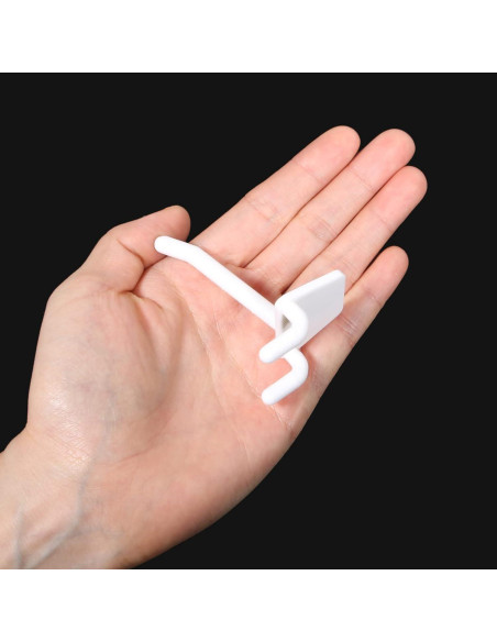 Ganchos de Tablero de Plástico MECCANIXITY 5 cm - Paquete de 20