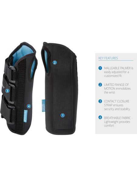 Férula de Muñeca Ossur Formfit para Tendinitis y Lesiones - Grande