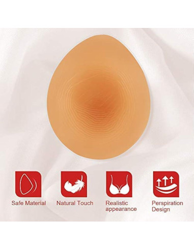 Prótesis de Silicona ONEFENG para Mastectomía 300g Copa B