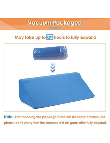 Cojín en Cuña NEPPT Azul para Soporte Postquirúrgico 30