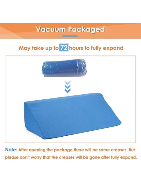 Cojín en Cuña NEPPT Azul para Soporte Postquirúrgico 30