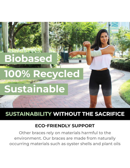 Soporte de Codo CleanPrene - Ecológico y Ajustable - Talla Única