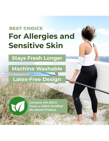 Soporte de Codo CleanPrene - Ecológico y Ajustable - Talla Única