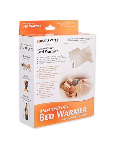 Calentador de Cama Battle Creek F00458 con 3 Temperaturas y Apagado Automático