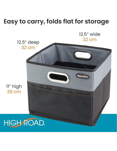 Cubo de Almacenamiento para Coche High Road - 2 Paquetes a Prueba de Fugas