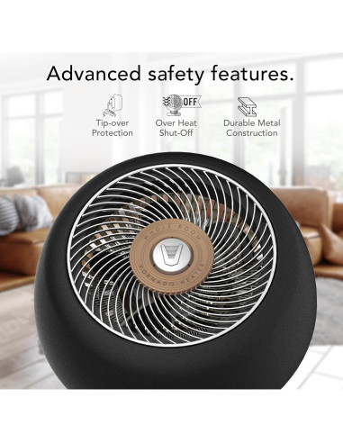 Calentador de Espacio Vornado VHEAT Retro 120V 2 Configuraciones