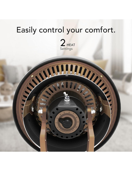 Calentador de Espacio Vornado VHEAT Retro 120V 2 Configuraciones