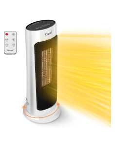Calentador de Torre Cerámico CAYNEL 1500W Oscilante con Termostato