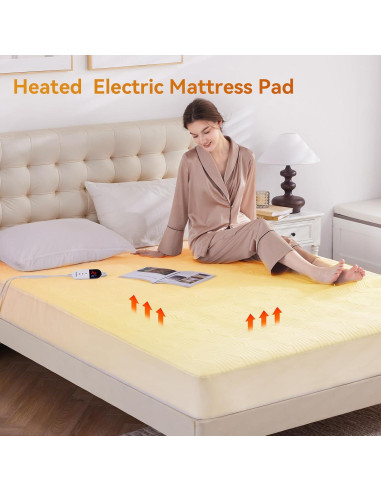 Almohadilla Térmica Eléctrica Guohaoi Reina 152x203 cm 6 Niveles