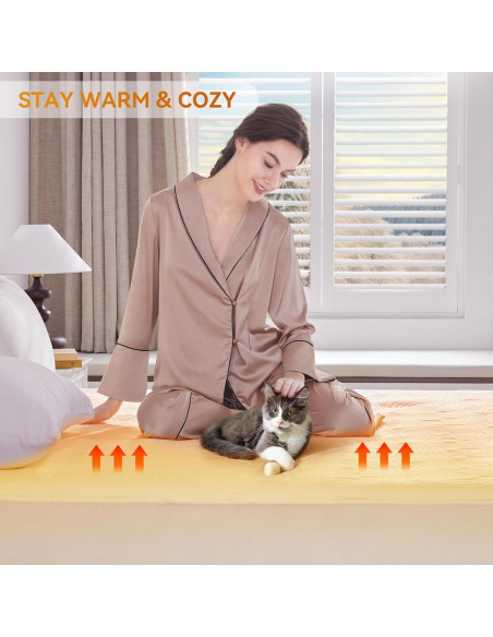 Almohadilla Térmica Eléctrica Guohaoi Reina 152x203 cm 6 Niveles