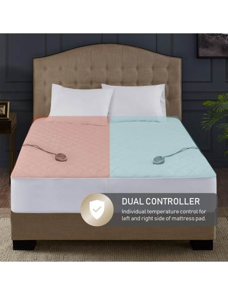 Almohadilla Térmica King Hyde Lane 100% Algodón 20 Niveles Calor