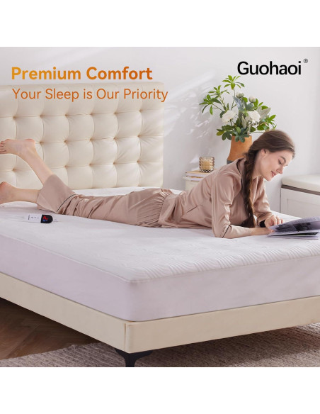 Almohadilla Térmica Eléctrica Guohaoi Reina 152x203 cm 6 Niveles