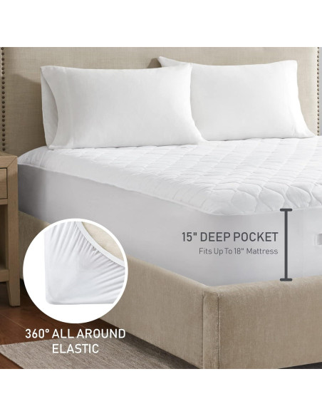 Almohadilla Térmica King Hyde Lane 100% Algodón 20 Niveles Calor