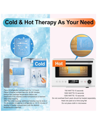 Paquete de Hielo Reutilizable Pallesen - Gel Frío 28x18cm Set de 3