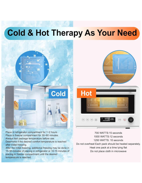 Paquete de Hielo Reutilizable Pallesen - Gel Frío 28x18cm Set de 3