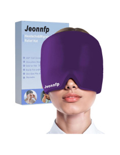 Gorro de Alivio de Migraña Jeonnfp 360 Terapia Fría y Caliente