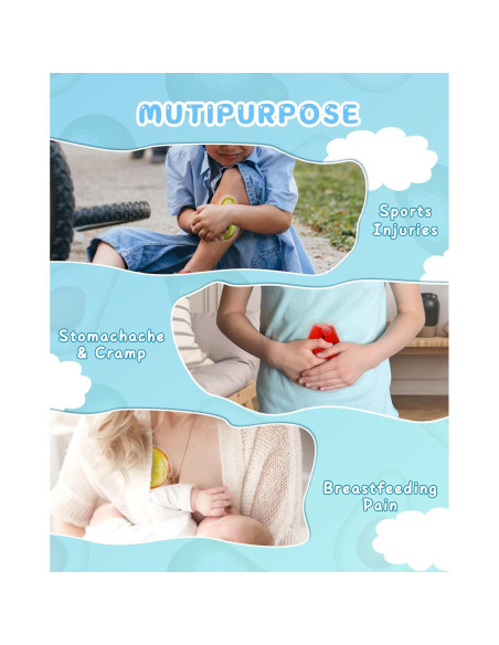 Paquetes de Hielo Reutilizables Comfytemp para Niños - 6 Unidades